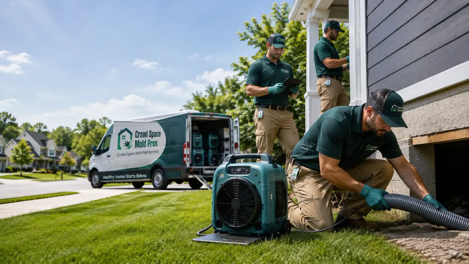 Crawl Space Mold Removal in Frankenmuth, MI